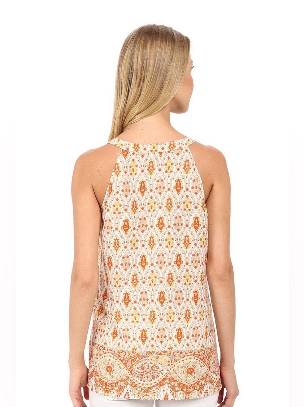 NWT [Sanctuary] Sleeveless Lightweight Tank Top Field Pleasant Paisley Womens XS - Picture 3 of 12